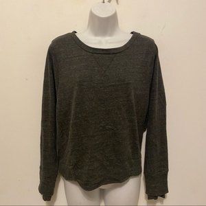 AG Adriano Goldschmied Heater Grey Crewneck Pullover Size Small